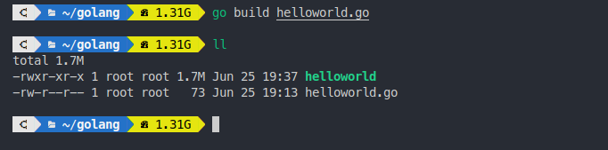 Compile Golang