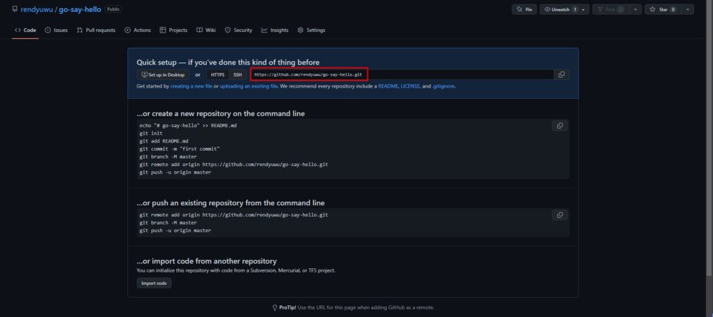 Membuat repository untuk module di github