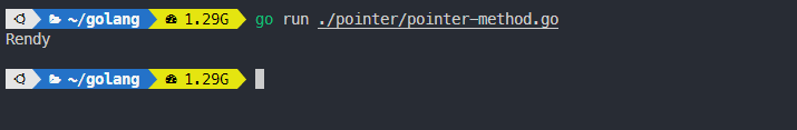 Output method tanpa pointer