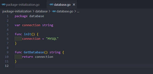 Package initialization pada golang