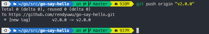 Update versi say hello ke v2