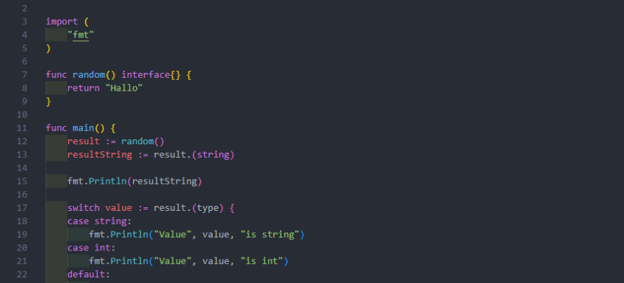 Penggunaan type assertions pada golang