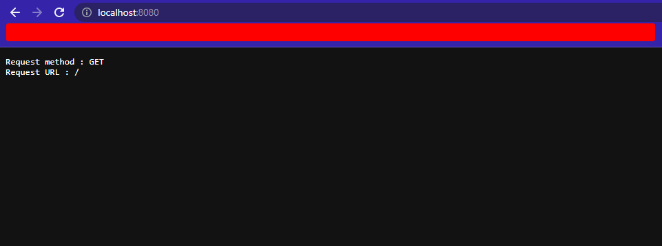Output kode program request