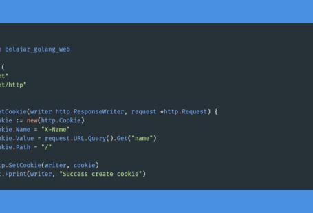 Kode program : Create cookie