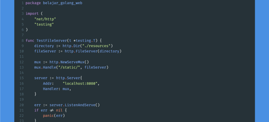 Kode program : File server