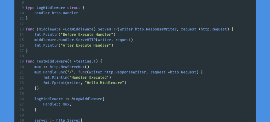 Kode program : Middleware