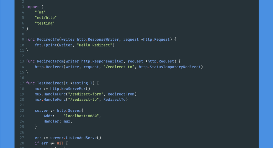 Kode program : Redirect