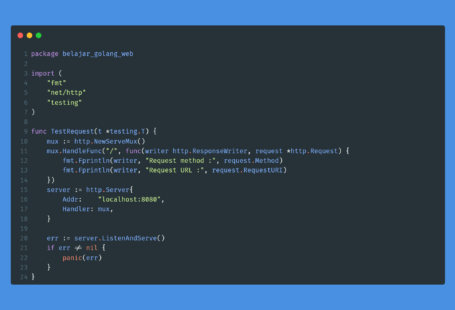 Kode program : Request