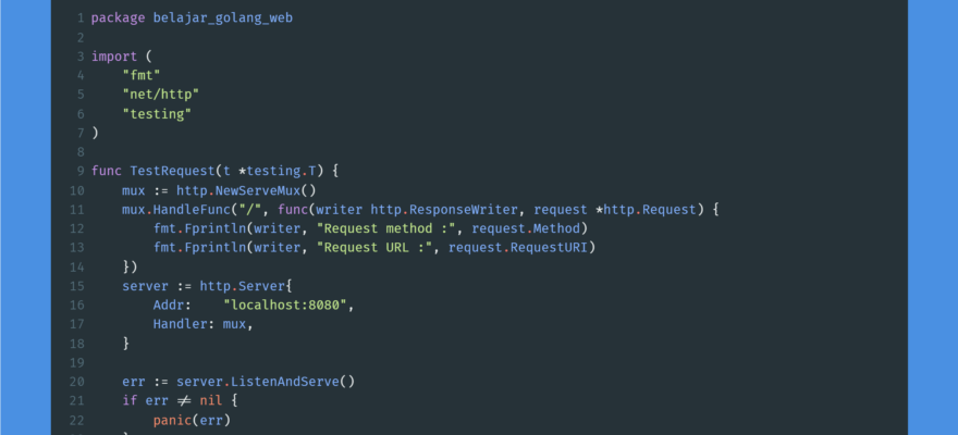 Kode program : Request
