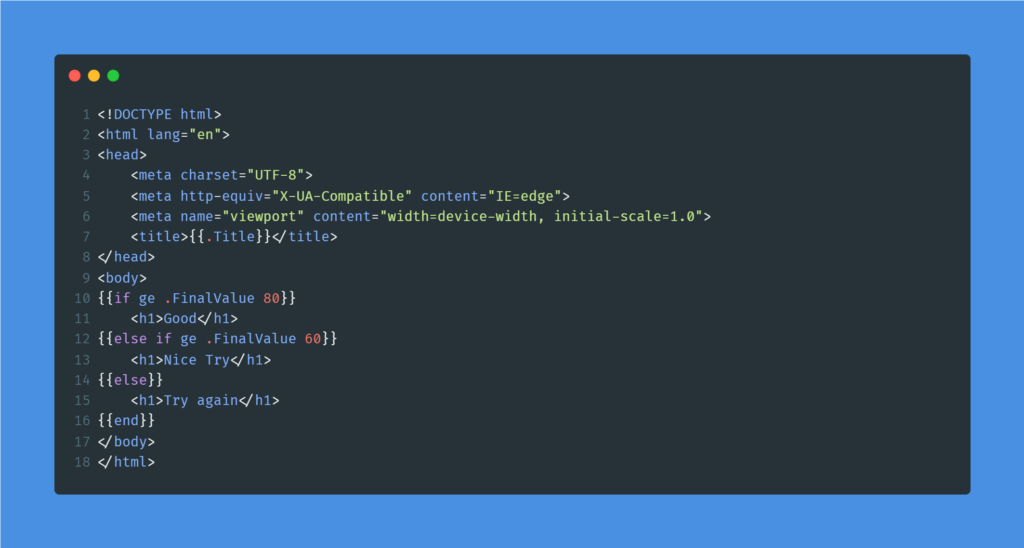 Template comparator