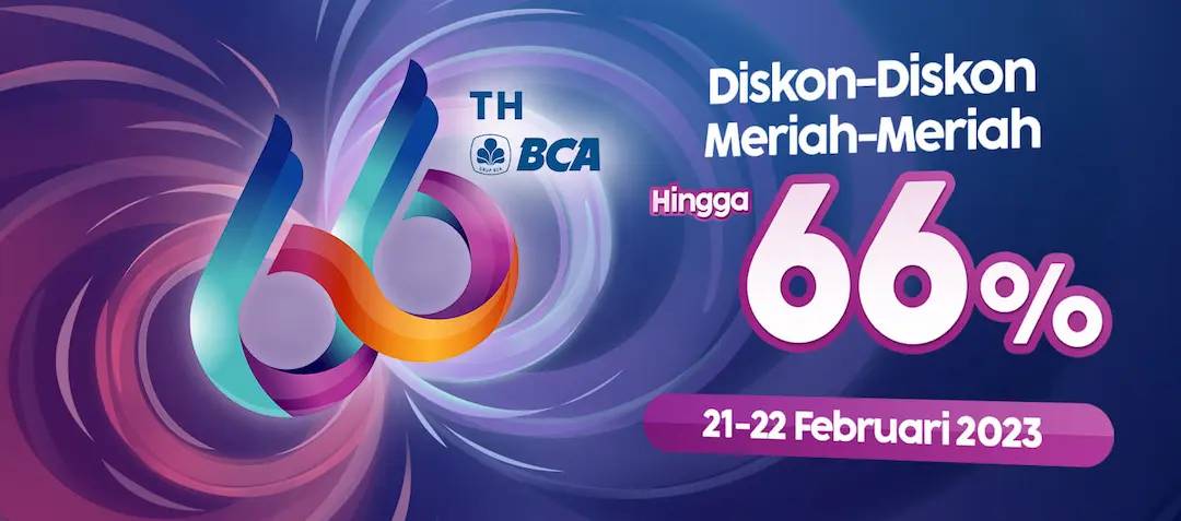 Daftar Promo BCA HUT Ke 66 Tahun Diskon Hingga 66% - Artikel Tips ...