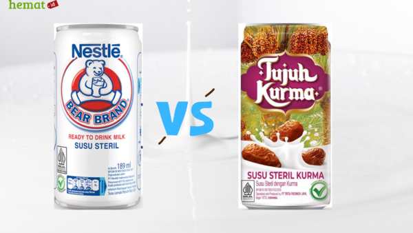 Perbandingan Susu Steril : Bear Brand vs Tujuh Kurma