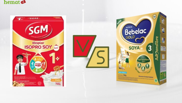 Perbandingan Susu SGM Soya vs Bebelac Soya