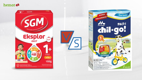 Perbandingan Susu SGM vs Chil Go Susu Bubuk