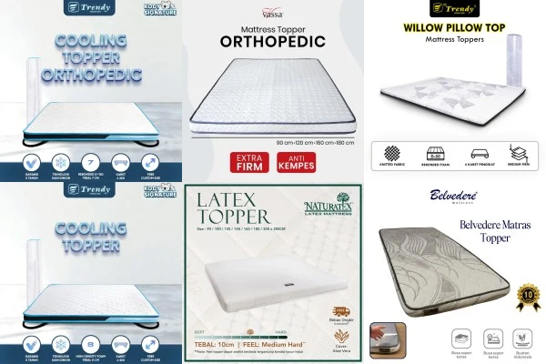 7 Topper Kasur untuk Kasur  Terlalu Empuk & Ambles
