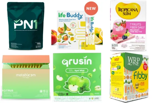 7 Merk Minuman Tinggi Serat