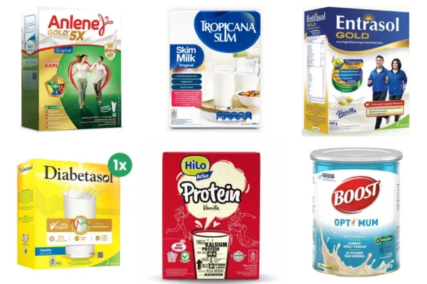 7 Merk Susu untuk Usia 40 Tahun ke Atas