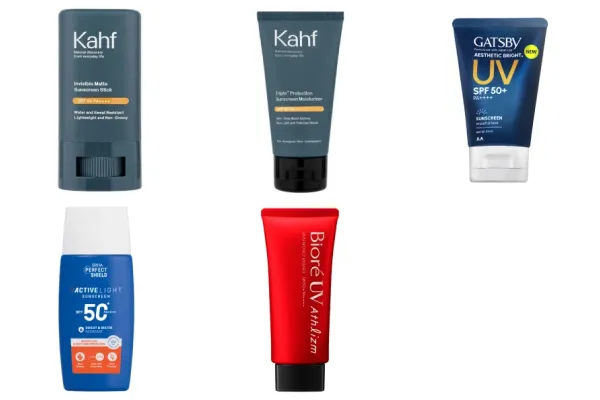 5 Merk Sunscreen untuk Pria