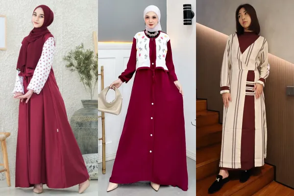 7 Baju Merah Putih Wanita