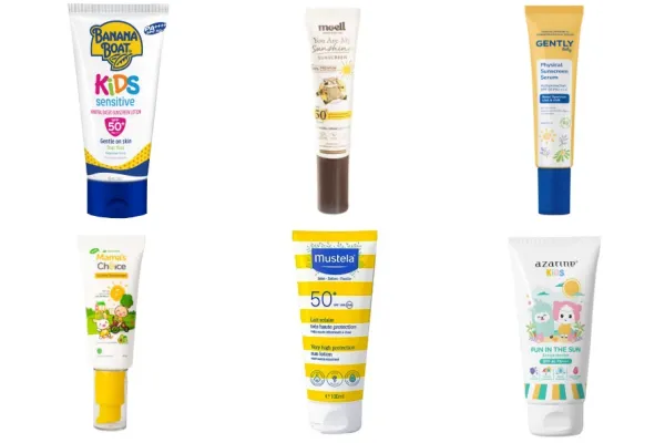 7 Merk Sunscreen Anak Terbaik