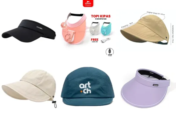 10 Merk Topi Olahraga untuk Cuaca Panas