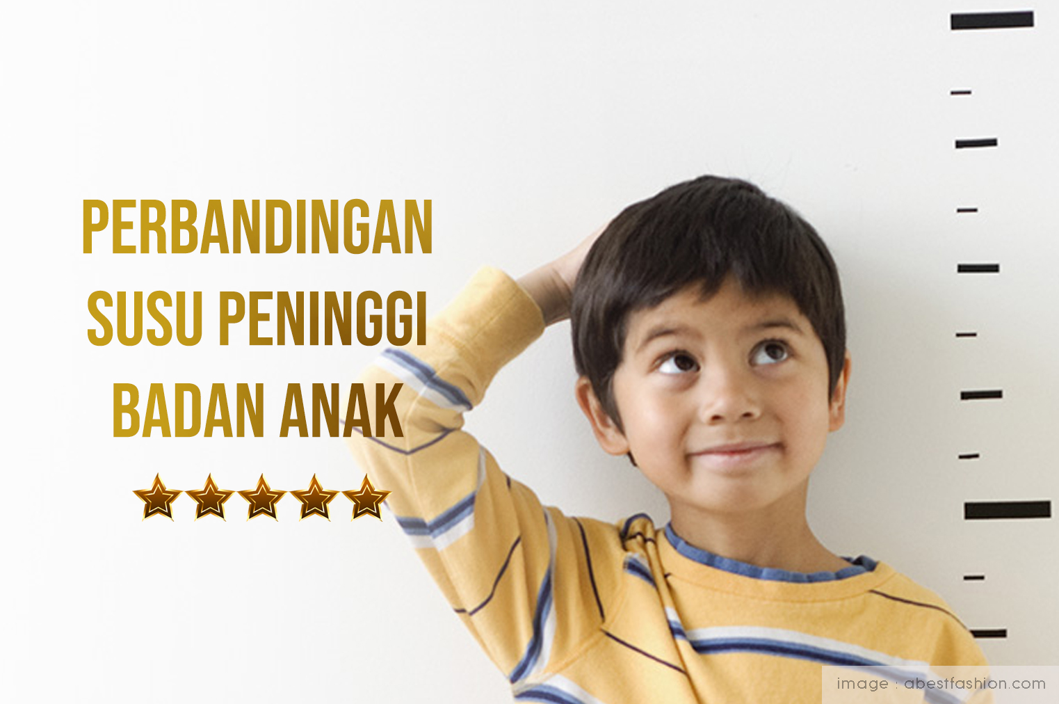 Perbandingan Susu Peninggi Badan Anak