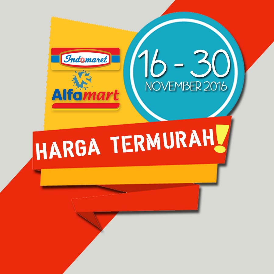 Harga Termurah Promo Alfamart VS Indomaret 16-30 November 2016