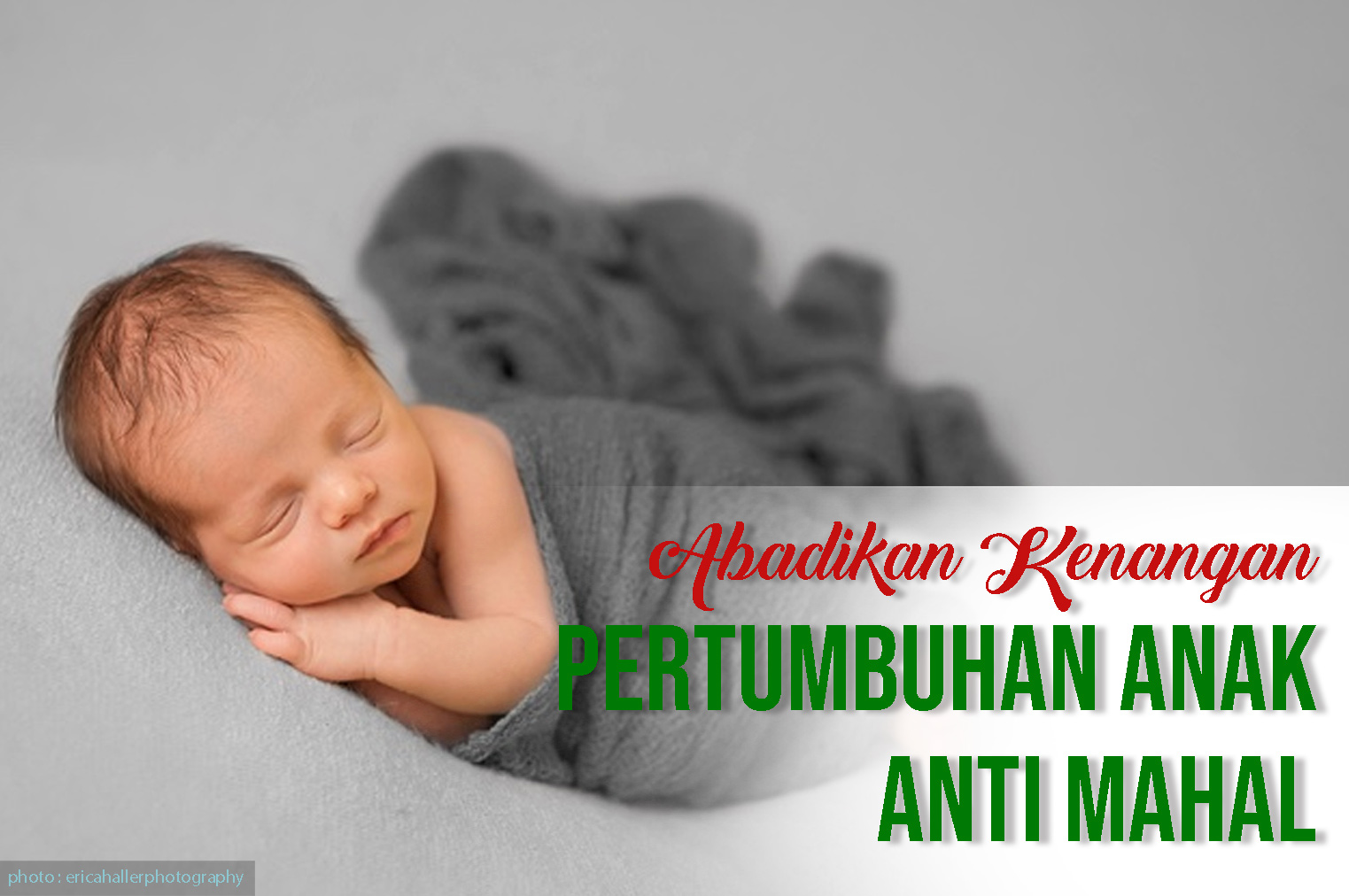 Abadikan Kenangan Pertumbuhan Anak Anti Mahal