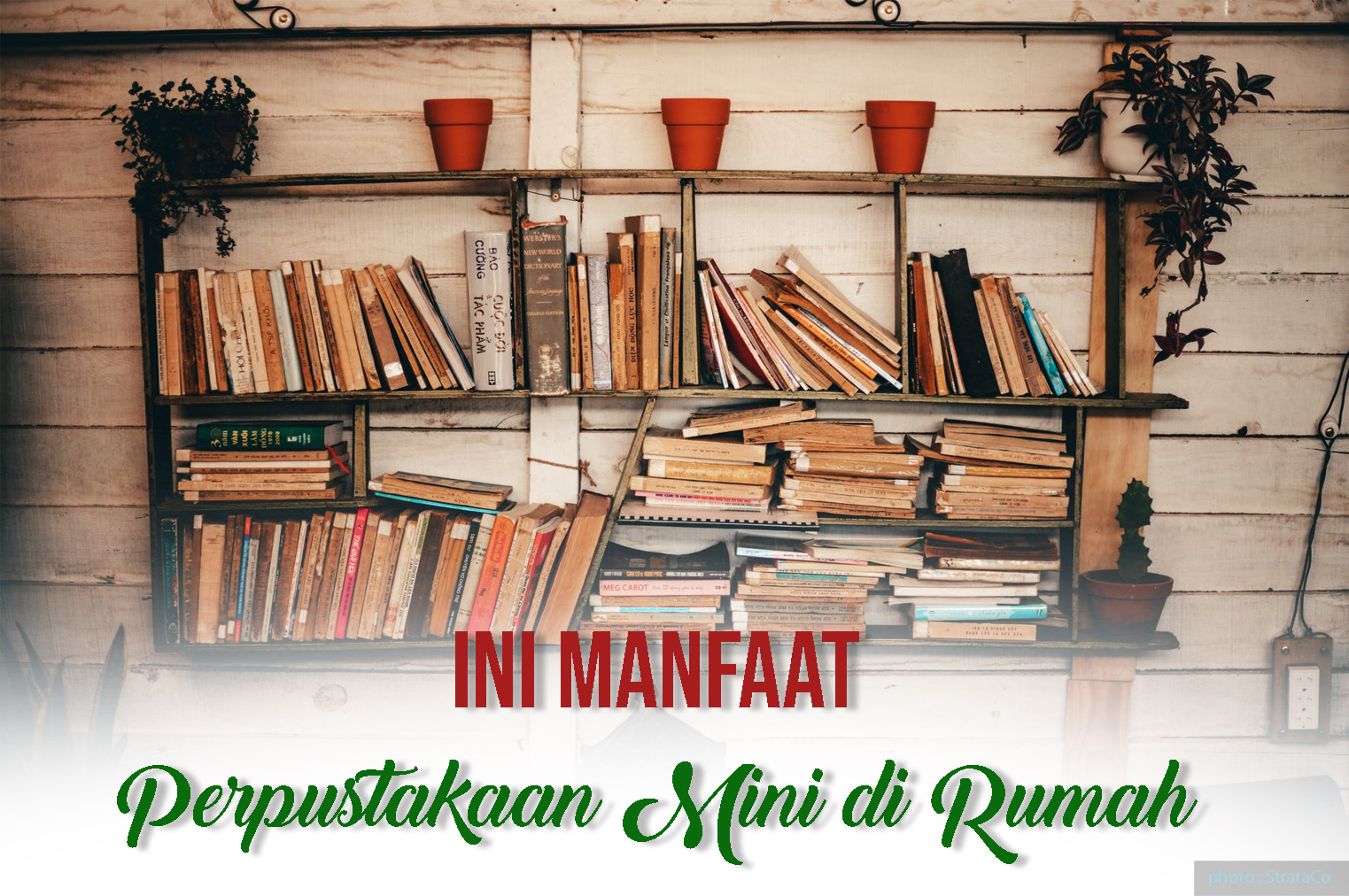 Ini Manfaat Perpustakaan Mini di Rumah