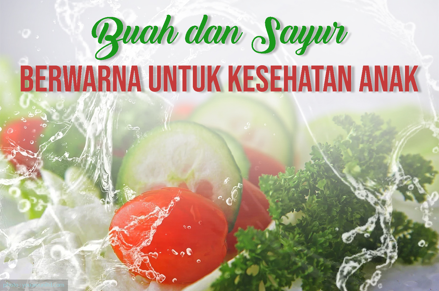 Buah dan Sayur Berwarna untuk Kesehatan Anak