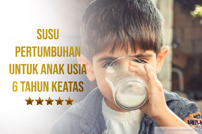 Susu Pertumbuhan Untuk Anak Usia 6 Tahun Keatas