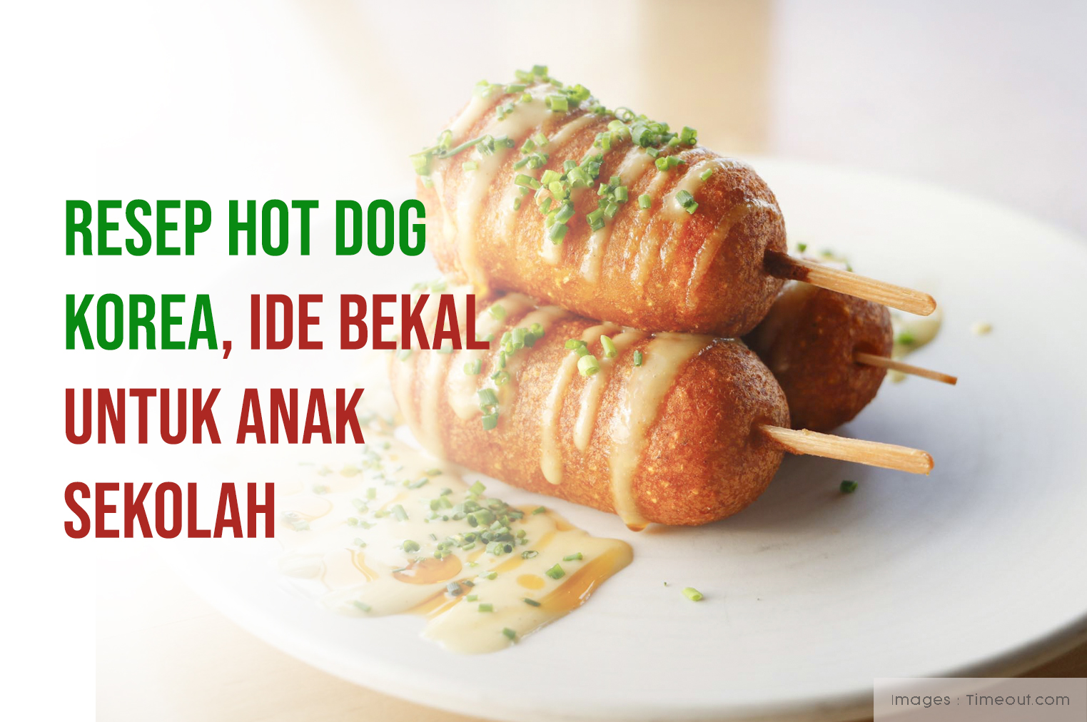 Resep Hot Dog Korea, Ide Bekal Untuk Anak Sekolah