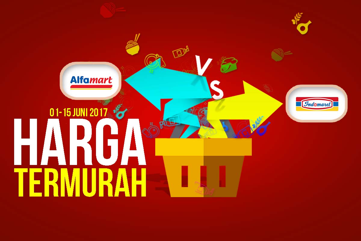 Harga Termurah Promo Alfamart VS Indomaret 01-15 Jun