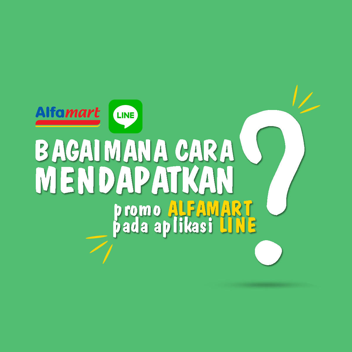 Cara Hemat Belanja di Alfamart dengan LINE Messenger