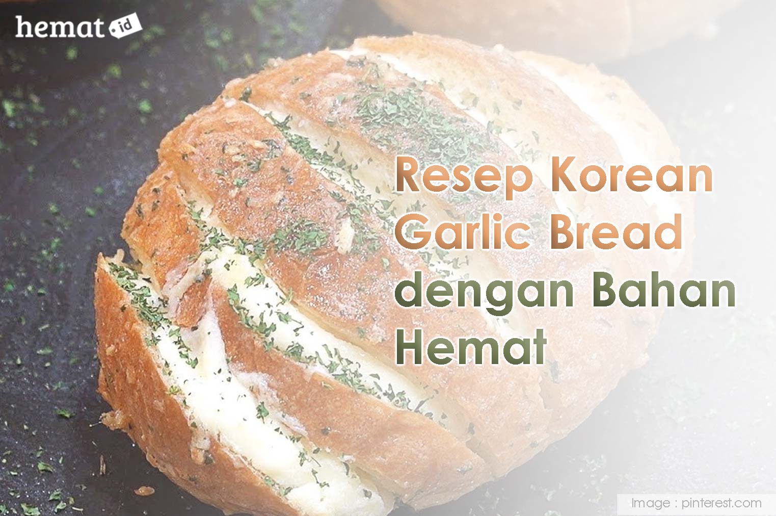 Resep Korean Garlic Bread dengan Bahan Hemat