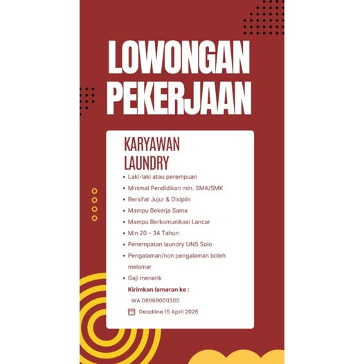 LOWONGAN PEKERJAAN
