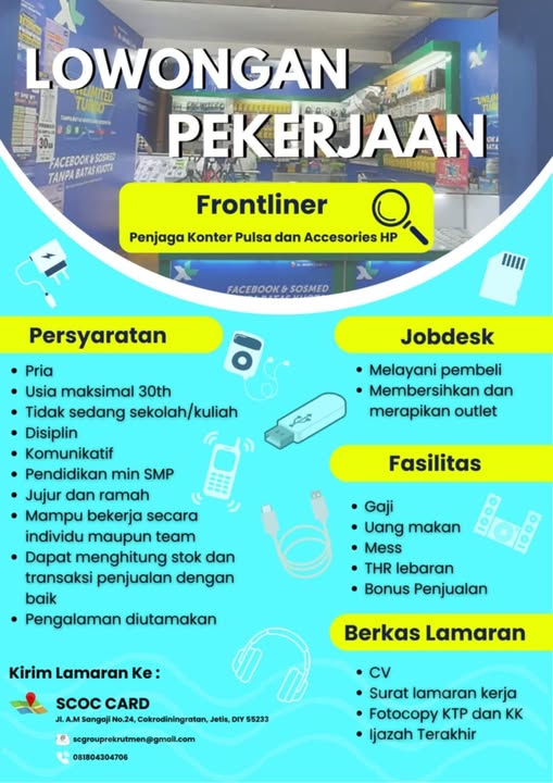 🔥 **LOWONGAN KERJA TERBUKA!** 🔥