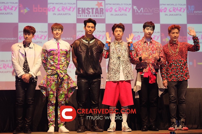 Press Conference 2PM World Tour Go Crazy in Jakarta