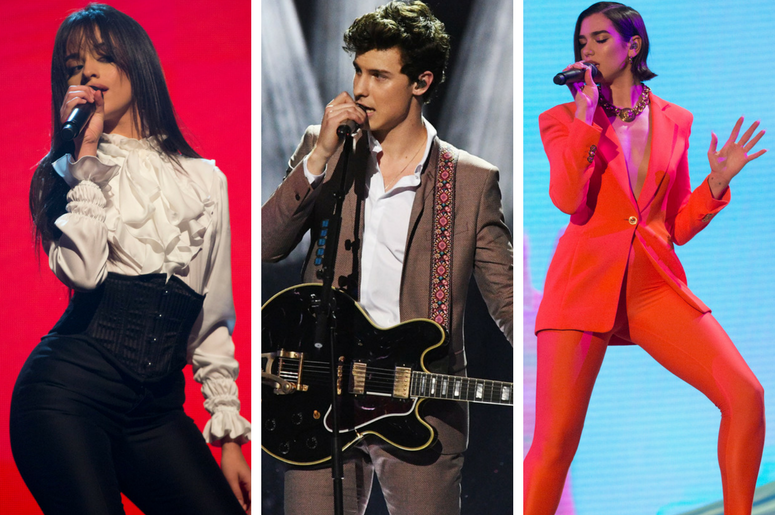 Camila Cabello, Shawn Mendes, Dua Lipa dan BTS Diumumkan Sebagai