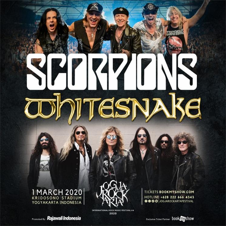 Whitesnake dan Scorpion Berjanji Akan Menampilkan Set List Terbaik Mereka di Jogjarokarta Festival 2020