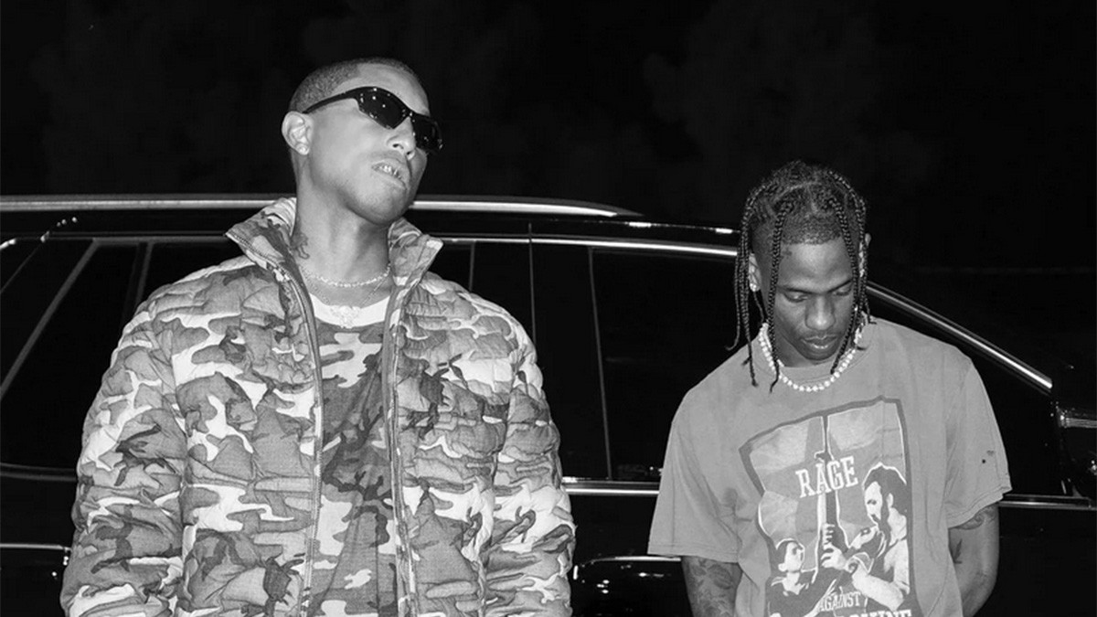 Pharrell Williams Kembali Dengan Single 'Down In Atlanta' Bersama Travis Scott