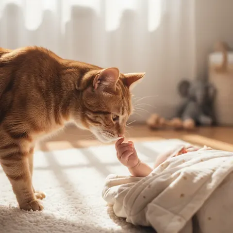 Cara Memperkenalkan Kucing dengan Bayi Baru Lahir: Panduan Aman Langkah demi Langkah
