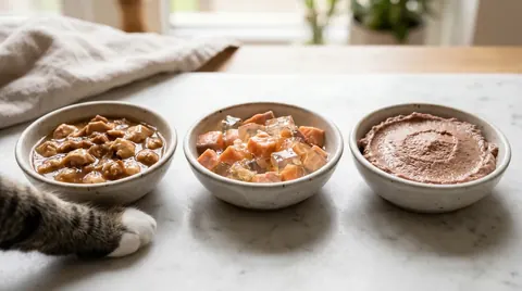 Memilih Wet Food Kucing: Gravy, Jelly, atau Pate?