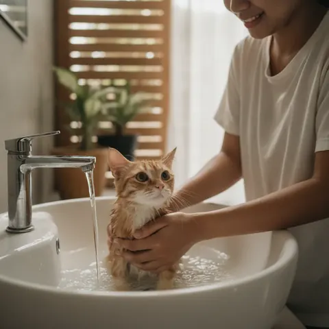 Cara Memandikan Kucing: Kapan Perlu dan Langkah-Langkah Praktis
