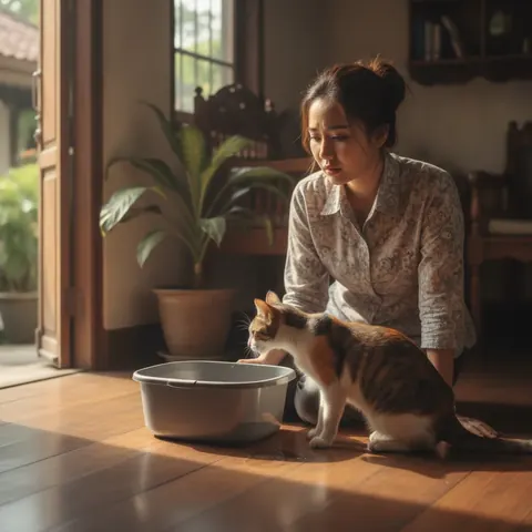 Kucing Tidak Mau Pakai Litter Box: Penyebab dan Solusi