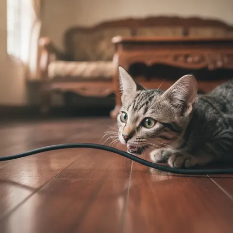 Kucing Menggigit Kabel: 5 Penyebab dan Cara Aman Mencegahnya