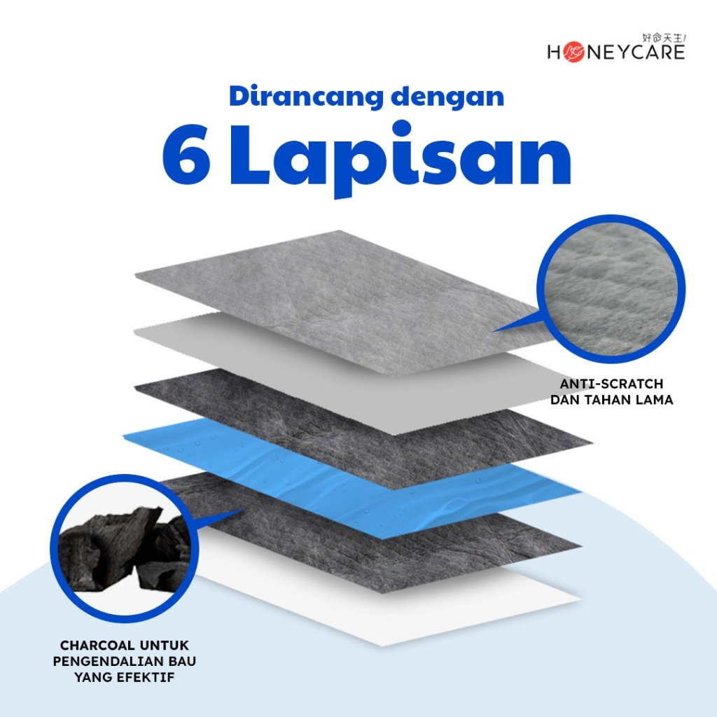 6 Layer Premium Carbon Pee Pad