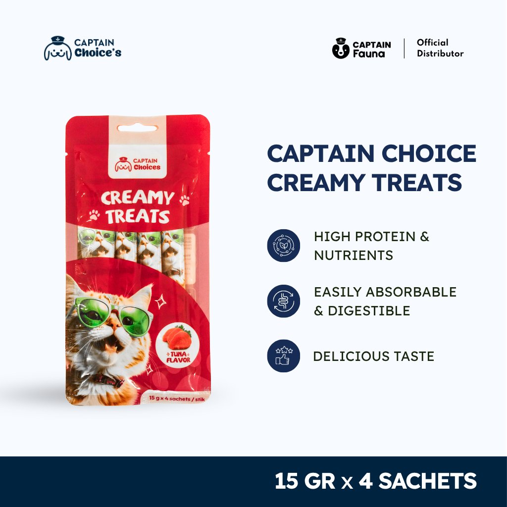 Creamy Treats 15g x 4s - Tuna