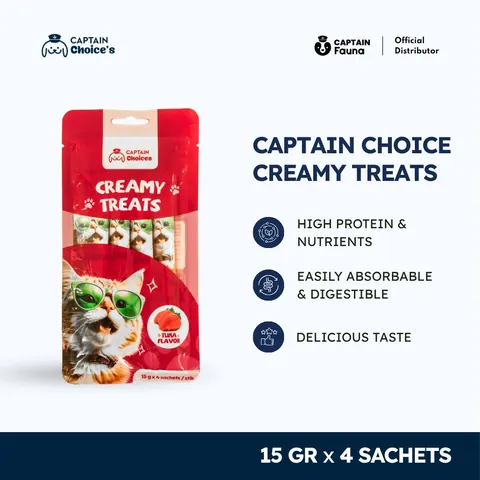Creamy Treats 15g x 4s - Tuna 3