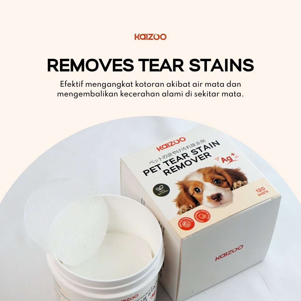 Pet Tear Stain Remover 120 pcs